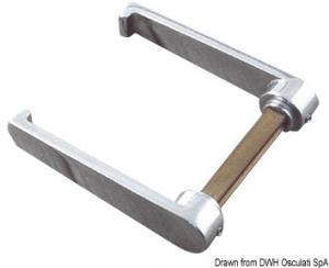 Serratura INOX per porte scorrevoli